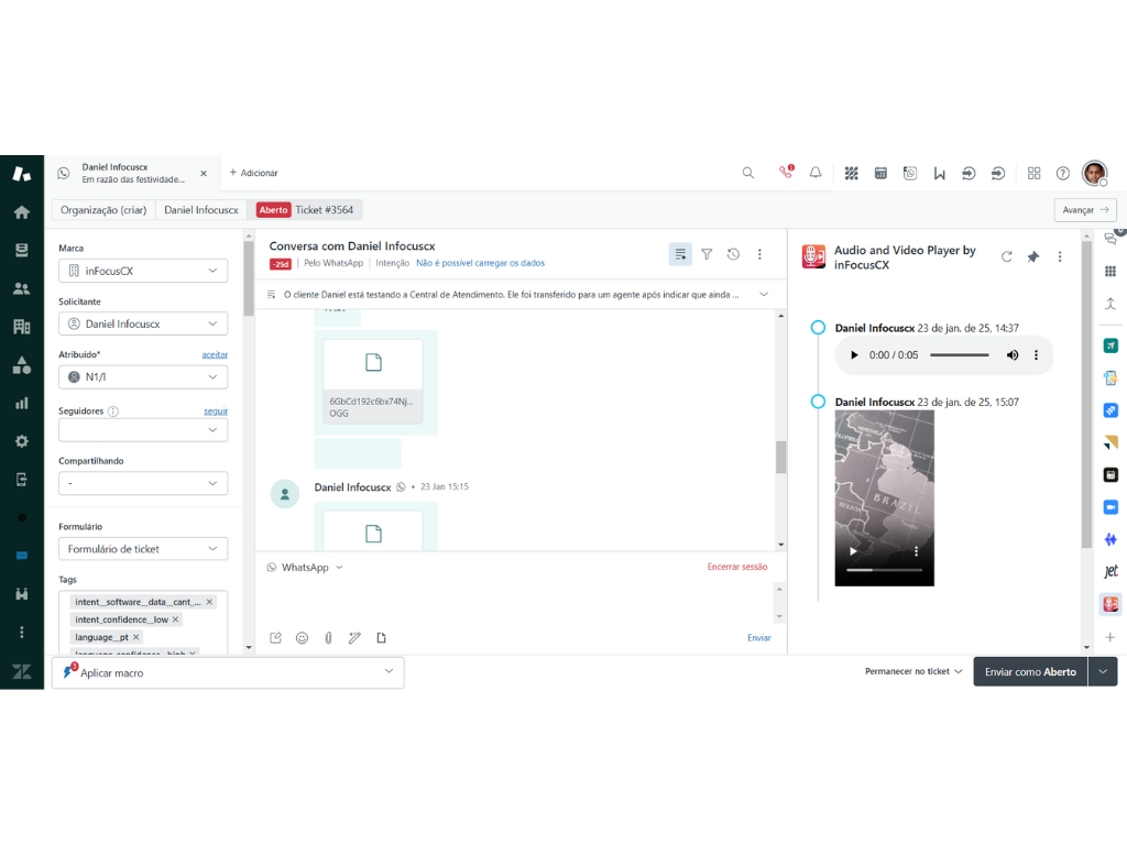 Audio and Video Player by inFocusCX screenshot 1